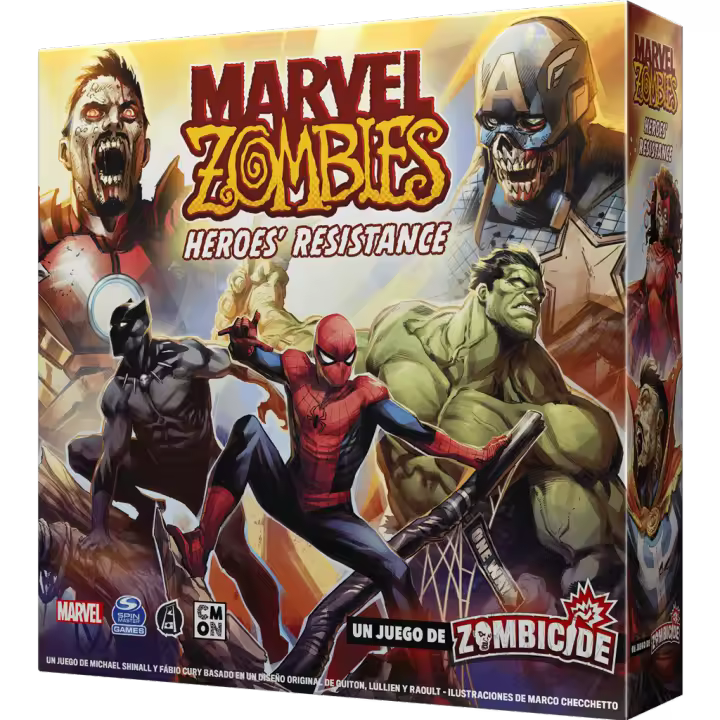 Marvel Zombies: Heroes' Resistance. Español Juego de Mesa cooperativo de supervivencia de 1 a 6 jugadores. Asmodee CMON - 1