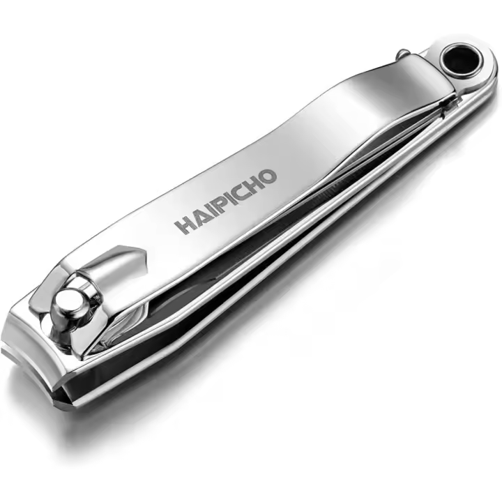 Cortaúñas, fabricado con acero inoxidable resistente, adecuado para uñas gruesas de las manos y los pies de hombres y mujeres (paquete de 1 plateado) - 1