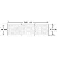 Paravientos playa plegable de aluminio 300x75 cm Aktive Beach - details 2