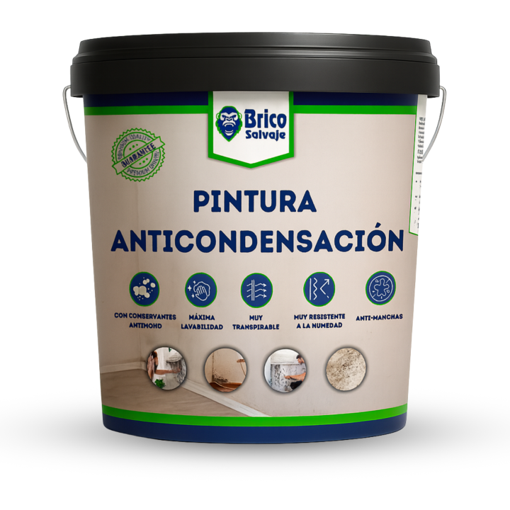 Pintura Anticondensación, Con conservantes Anti moho y Aislante térmico BRICOSALVAJE