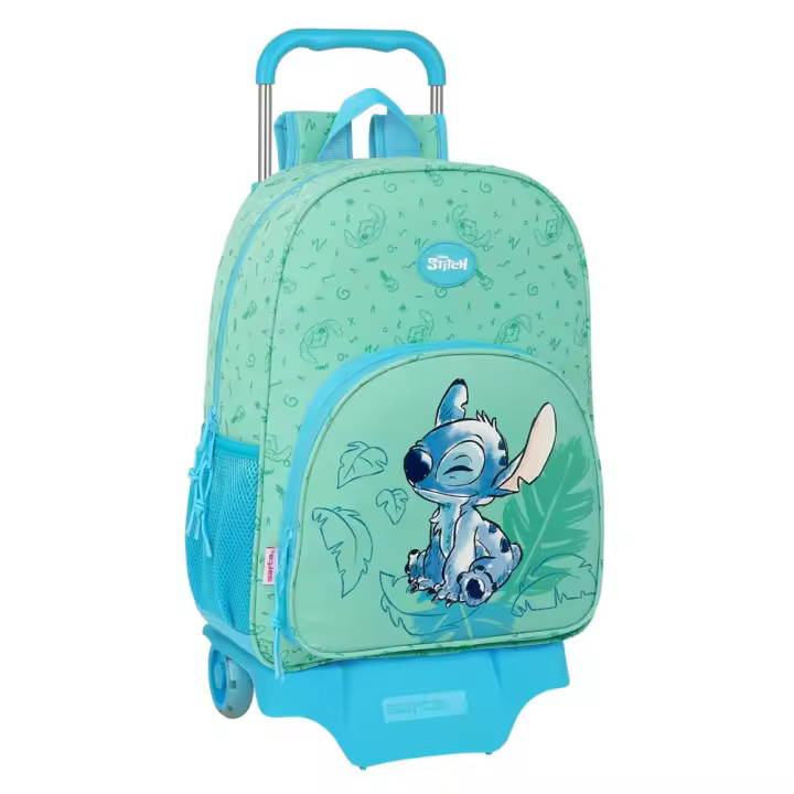 MOCHILA CON CARRO STITCH "ALOHA" 33X42X14 CM (Safta 612488313) - 1