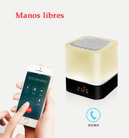 Altavoz Bluetooth con luz nocturna, altavoz despertador inalámbrico USB, con luces de colores, ajustable en tres niveles, admite llamadas manos libres Bluetooth, batería incorporada de 1200 mah - details 6