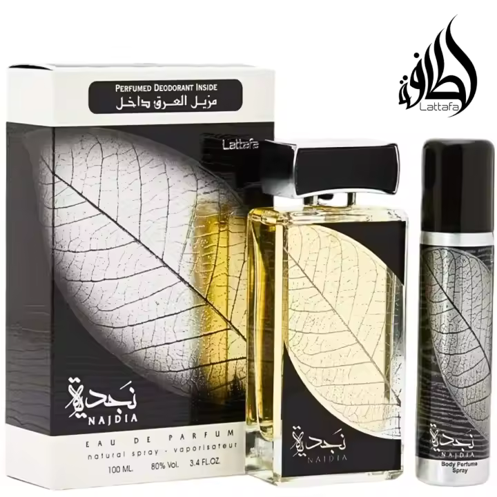 Najdia Lattafa perfume Eau de Parfum 100ml + desodorante de regalo - 1