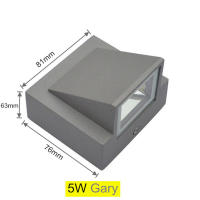Lámpara De Pared LED Exquisita Diseño 5W COB Farol De Puerta Interior Y Exterior Iluminación De Paisaje AC110 220V - details 1