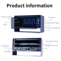 Cámara Digital WiFi 1080P Con Reloj Cámara De Seguridad IP Con Alarma P2P Vigilancia Doméstica Detección De Movimiento Visión Remota - details 2