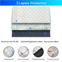 1Pc Escudo Anti-Hielo Para Ventanas Delanteras De Coche Protección Contra La Nieve Y UV Para Invierno Cubierta Exterior Para Automóviles - details 6