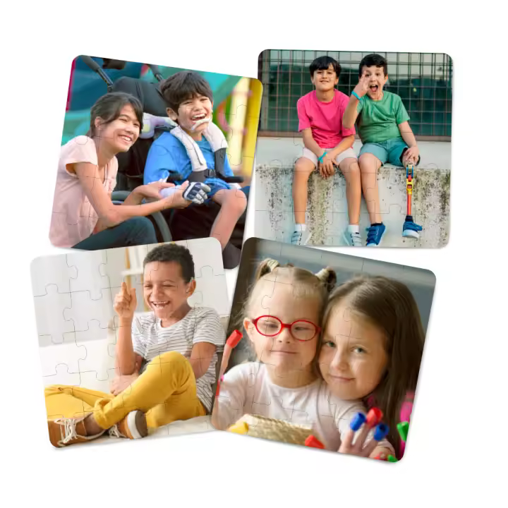 Set de 4 puzzles: Aprende valores - 1