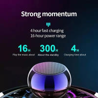 Altavoz Bluetooth Pequeño Y Portátil M3 Con Subwoofer De Metal Para Exteriores Bluetooth 5.0 Estilo De Arma Poderoso Y Portátil Para Uso Al Aire Libre - details 0