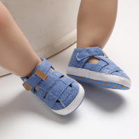 Zapatillas De Bebé Para Primeros Pasos Niños Y Niñas Algodón Transpirable Verano Playa Moda Suela Suave Sandalias Comienzo Del Caminar - details 3