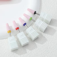 Nueva Rosca De Uñas Cerámica Rosa 5 En 1 Para Máquina Eléctrica De Perforación Tamaño 3/32" Retira Rápidamente Acrílico O Gel Duro - details 10