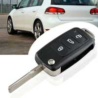Ociodual Carcasa Llave de Mando 3 Botones Compatible con Golf Mk6 T1guan Polo Passat CC Seat Skoda Octavia, Funda Rígida Shell Case Cover - details 4