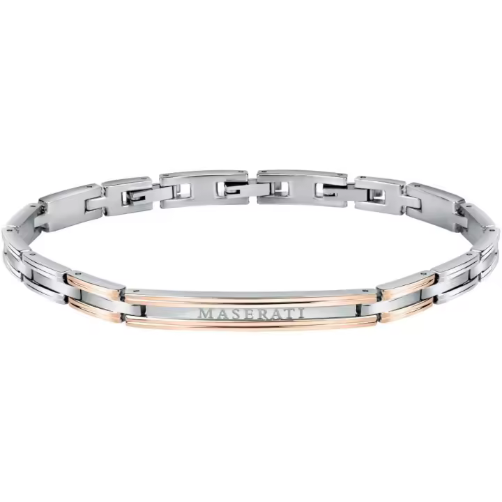 Pulsera Maserati JM420ATK05 Hombre Acero Oro Rosa 22 CM - 1