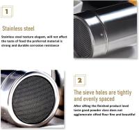 1 PCS Stainless Steel Powder Spreader 16 PCS Coffee Latte Mold Printing Model 1 PCS Plastic Coffee Bean Spoon - details 2