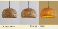 Lámpara Colgante De Bambú E27 Estilo Chino Tejido a Mano 30cm Decoración Para Restaurantes Y Hogares Iluminación De Fixtures - details 3