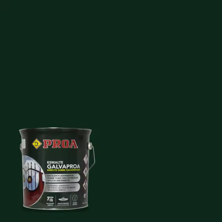 Esmalte directo sobre galvanizado Galvaproa. 750 ML.  Pintar galvanizado sin necesidad de imprimación. PROA. - 1