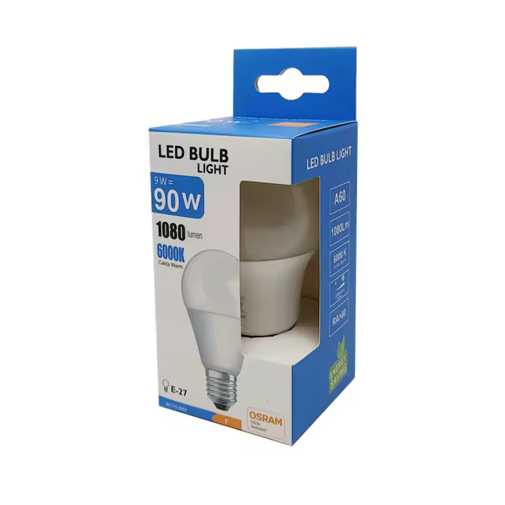 FACTORLED BOMBILLAS LED 9W OSRAM E27 A60, PACK 10 UNIDADES, 1080 LM GRAN LUMINOSIDAD, LUZ BLANCA 2700K - 4000K- 6000K - 1