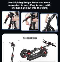 Scooter Eléctrico iScooter iX6 con Neumáticos Todoterreno Neumáticos de 11 pulgadas, Motor Trasero de 1000W, Velocidad Máxima de 45km/h, Batería de 48V y 17.5Ah, Autonomía de 60km, Bloqueo NFC, Sistema Antirrobo Inteligente, Vinculación con Teléfono - details 12