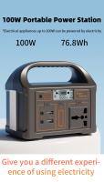 100W Estación de Energía portátil 220V/110V generador solar en Aire Libre Emergencia Móvil - details 0