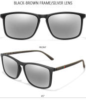 Gafas De Sol Polarizadas Vintage Cuadradas De Lujo Para Pesca Y Ciclismo Resistentes Al Viento Protección UV400 Para Hombres Y Mujeres Gafas De Viaje Y Conducción Moda - details 6