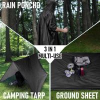Chaqueta Impermeable Para Motocicleta 1pcs Cubierta De Lluvia Para Motocicleta Con Capucha Militar Protección Exterior Para Moto - details 1