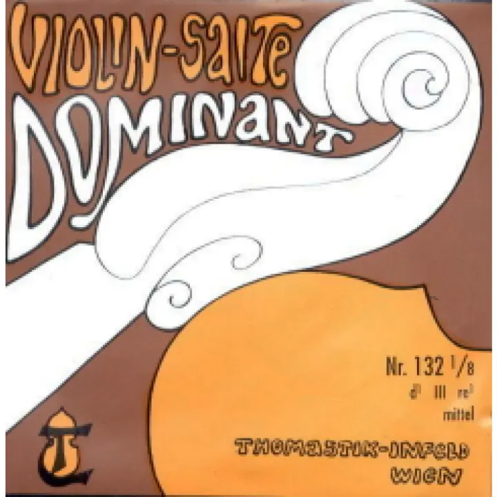 CUERDA VIOLIN-Thomastik (Dominant 132) (Nylon/Aluminio) 3ª Medium Violin 1/8 - 1