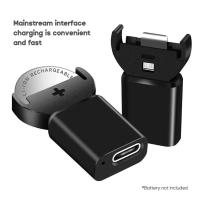 Adaptador De Batería De Botón Li-ion LIR2032 LIR2025 ML2032 ML2025 CR2032 USB Tipo C Cargador Rápido Accesorio De Cargador - details 2