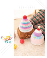 Regalo de Navidad creativo, pastel de cumpleaños, sombrero de cumpleaños, juguete de peluche, lindo regalo de cumpleaños - details 8