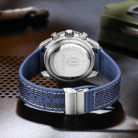 Reloj De Cuarzo Moda QINGXIYA Para Hombre Con Correa De Silicona Resistente Al Agua Calendario Cronógrafo Deportivo Relogio Masculino - details 2