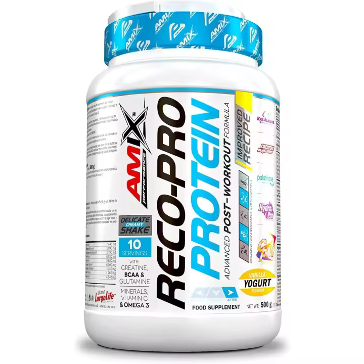 RECO-PRO PROTEIN VAINILLA YOGURT ( 500G ) - Amix | Recuperador | Recuperación muscular | Con sales minerales | Proteína - 1
