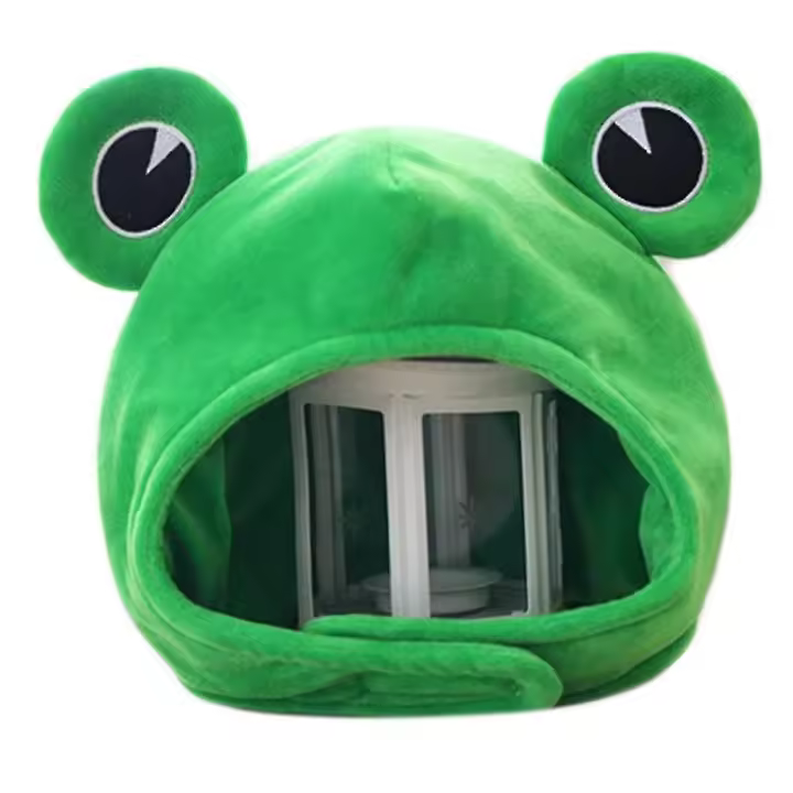 Sudadera para Sombrero de Rana con Gorra de Dibujos Animados 3D - 1