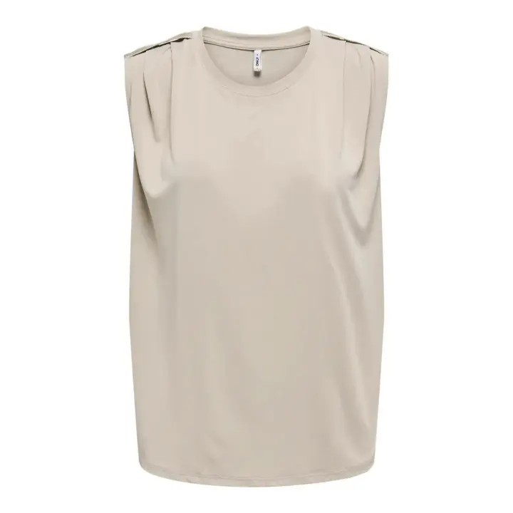 ONLFREE LIFE S/L MODAL SATIN MIX TOP JRSFeather Gr - 1