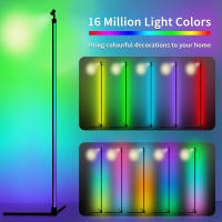 Lámpara De Piso Inteligente RGB LED Con Control De Atardecer Y Sincronización De Música Cambio De Color Luz De Ambiente Para Escritorio Decoración De Navidad - details 3