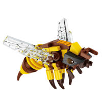 Bloques De Construcción Tema Jardín De Vegetales Y Animales Lindos Dragonfly Spider Mantis Centipede Grasshopper Honeybee Para Niños Mayor De 6 Años Material ABS Sin Batería - details 12