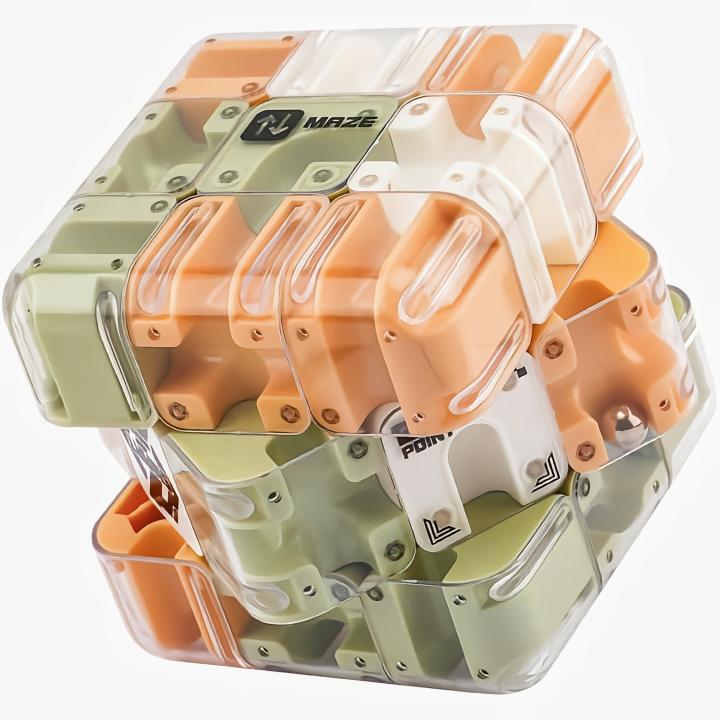 Rompecabezas grande de cubo laberinto 3D, cubo mágico 3D, juguete de entrenamiento cerebral de conciencia espacial para aliviar el estrés y desarrollo lógico, regalo educativo para adultos y