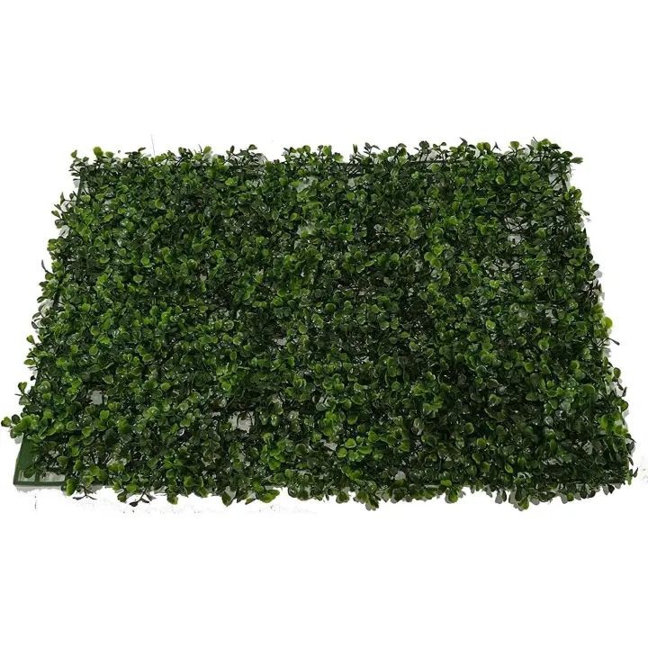 SZ Plancha Alfombra de Césped Artificial 60 * 40cm ~ 50x50 CM Jardín Vertical Decoración Interior Pared Hierba - 1