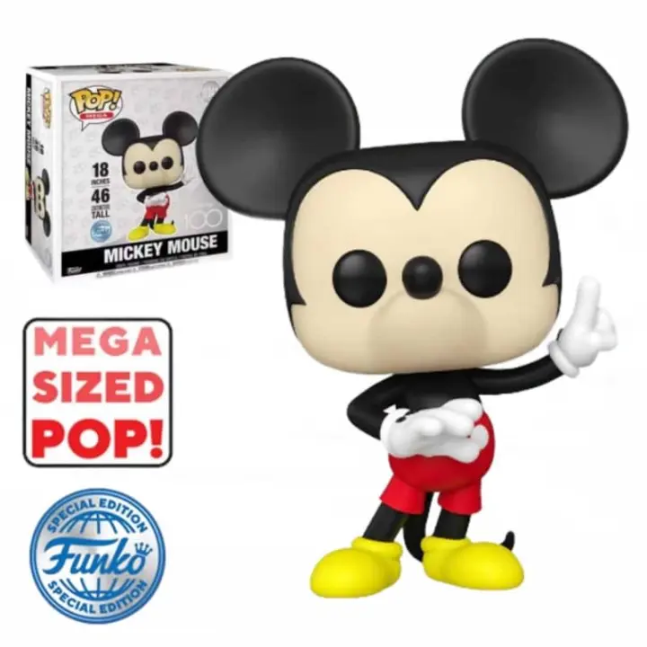 Funko Pop! Disney 100, Mickey Mouse Gigante 46 cm (18" Mega Sized Pop) 1341 - 1