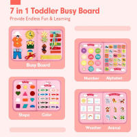 Montessori toy for toddlers 1 2 3 4 years old sensory toy board sensory toys for babies preschool educational learning toys Unicorn - details 0