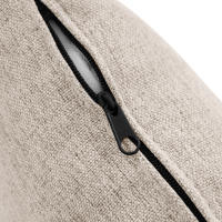 Sofá esquinero en forma de L con sillón reclinable - Sofá de Tres plazas, 166x118x77 cm, textil de Algodón y Lino transprable, pátas de plástico, Diseño modular, ideal para salones, apartamentos y oficinas. - details 5