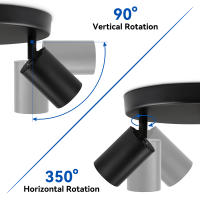 Lámpara Colgante LED Rotativa Multihead GU10 Para Techo Luz De Punto Para Sala De Estar Cocina Dormitorio Moderna Y Eficiente - details 31