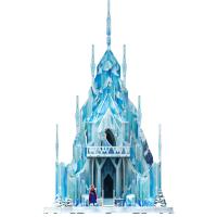 University Games Rompecabezas 3D de Frozen Ice Palace de Disney, Color Blanco y Azul - details 2