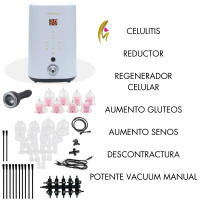 MISTIK  Maquina 32 Copas Succion Vacuum Terapia Gluteos Pechos Celulitis Reductor Contracturas Tratamiento Esteticos Belleza Centros Uñas Peluquerias Profesional Complemento Cavitacion Radiofrecuencia Mistik Beauty Madrid - details 6