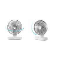Ventilador Automático ostilante Silencioso, cateria de 4000 mAh y ventilador de Mesa USB de alto flujo de Aire, ventilador Pequeño portátil de 4 velocidades para Oficina, hogar y ExteriorO - details 3