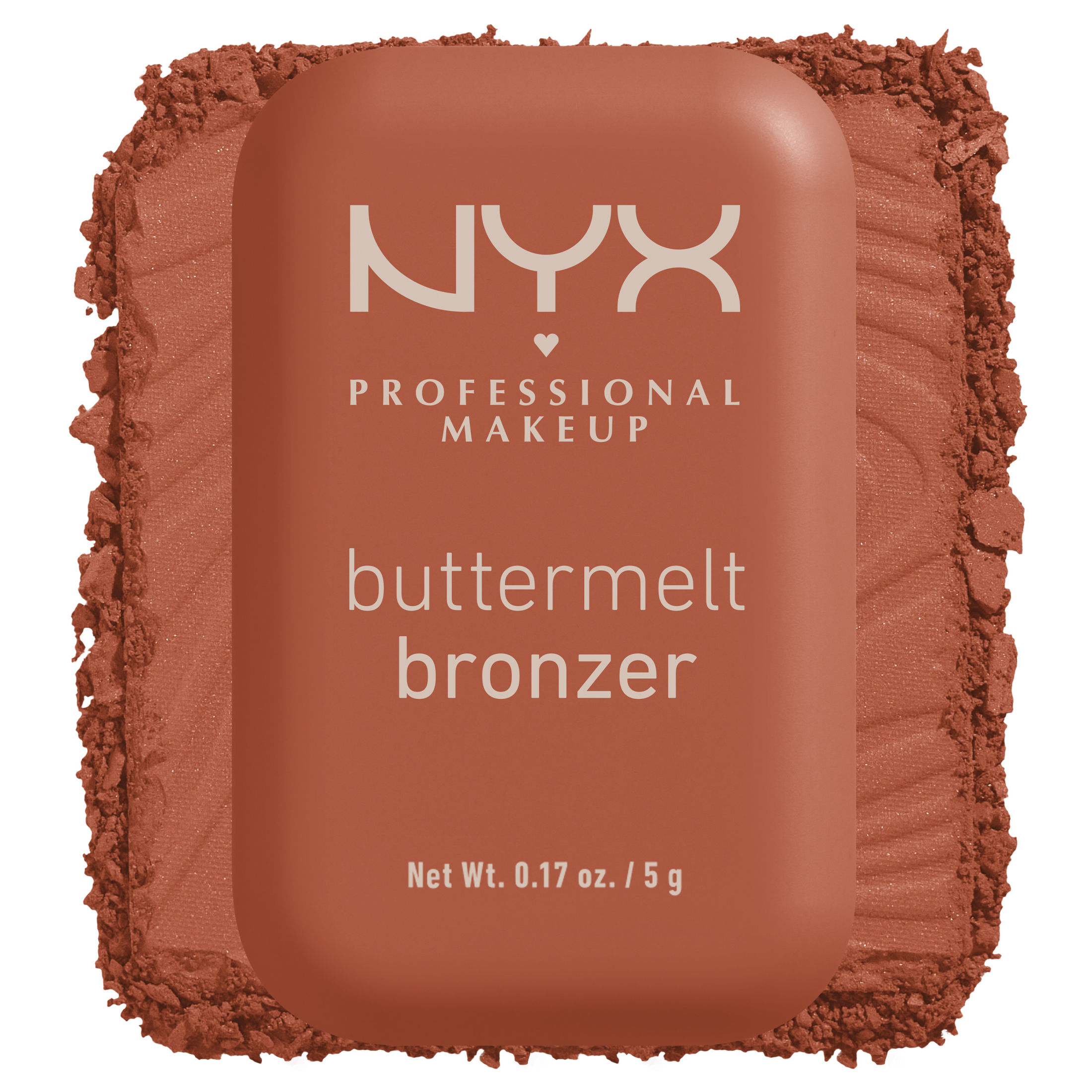 NYX Professional Makeup | Buttermelt Bronzer, Bronceador en polvo, 12 horas de duración, resistente a la decoloración y a la transferencia, 1 unidad