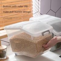 Caja De Almacenamiento De Arroz Grande Dispensador De Granos Jarra De Alimentos Secos Organizador De Cocina Contenedor De Alimentos Para Mascotas - details 4
