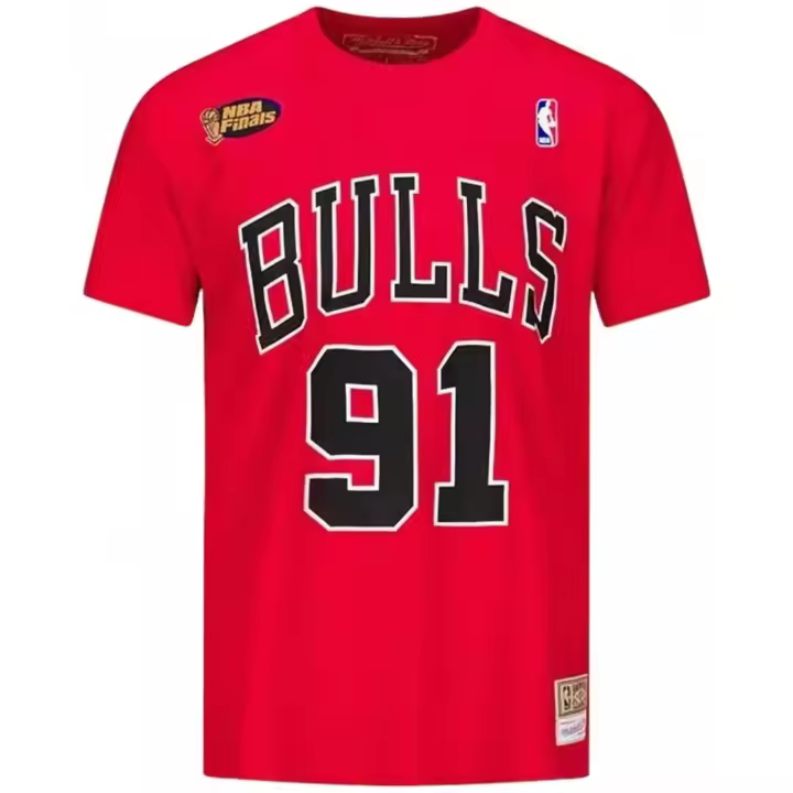 Camiseta Mitchell & Ness Chicago Bulls Dennis Rodmann Name & Number Tee - 1