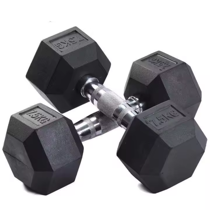 OZIO FITNESS Mancuernas Hexagonales 7,5kg (par) Fitness Musculación - 1