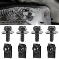 10PCS Tornillos Autoperforantes Para Automóvil U-clamp Tornillos De Retención De Capa De Parachoques Y Bumper M6 Para Cubierta Del Motor - details 0