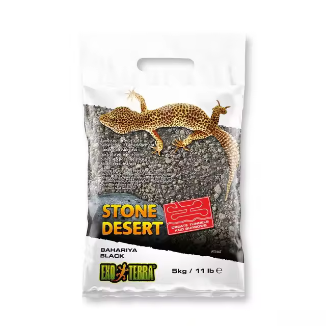 Exo Terra Stone Desert - Sustrato de Arena para Paisajismo - Negro - 1