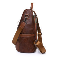 Nueva Mochila Para Mujer 2024 De Cuero Suave De Alta Calidad Diseño Simple Y Moderno Gran Capacidad Antirrobo Con Hombros - details 15