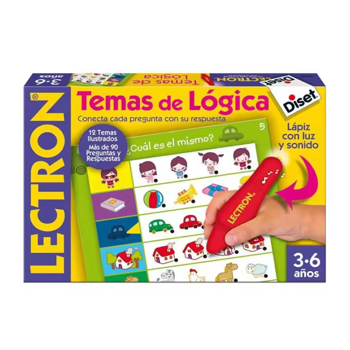 Lectron Lapiz Temas De Logica - Iluminación y Música - 90+ Preguntas - 12 Temas - 1